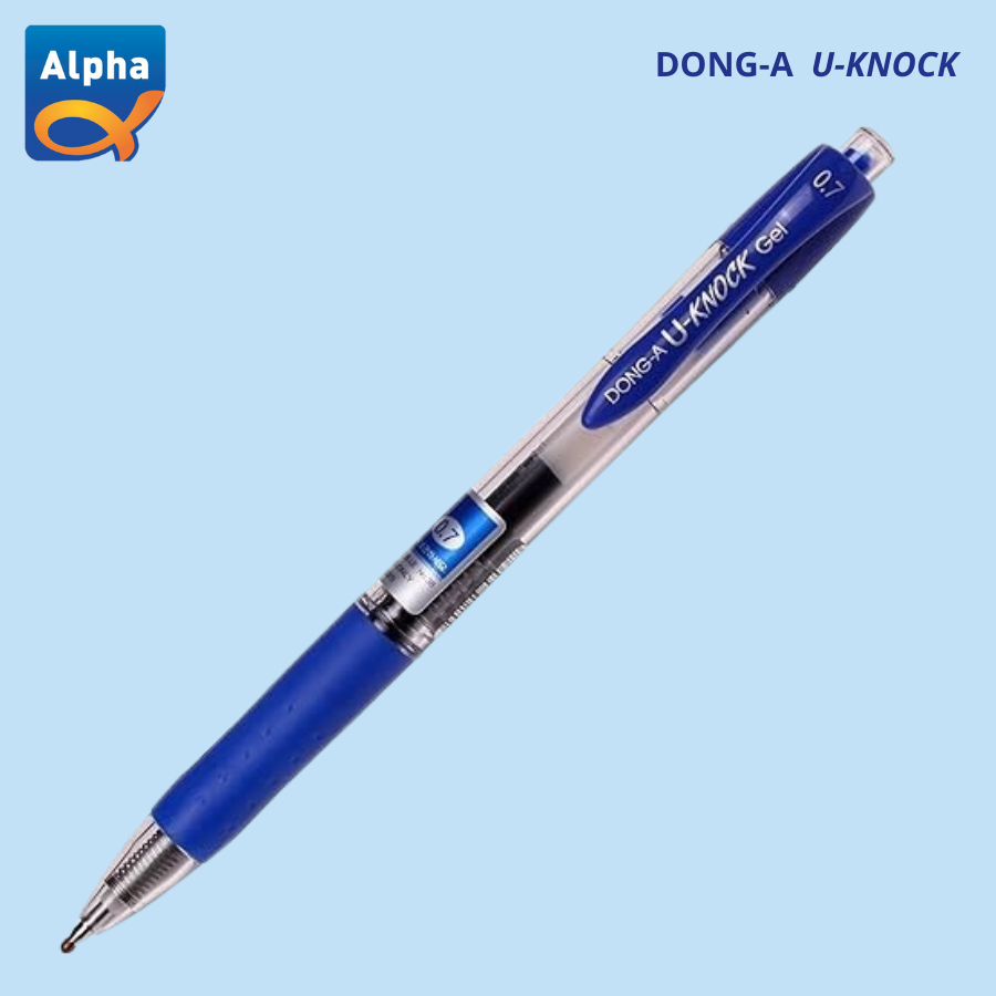 

[Dong-A] U-Knock Gel Pen / Pulpen Gel 0.7mm - Biru