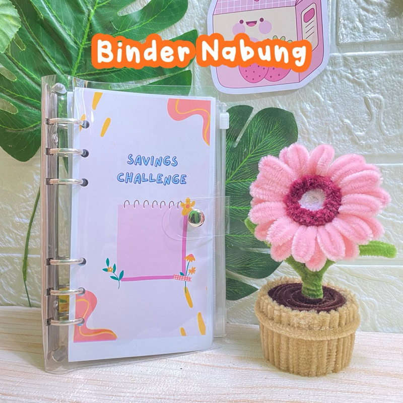 

A6 Paket Binder Menabung Budgeting Savings Challenge Keuangan Pelajar dan Tabungan Kalender