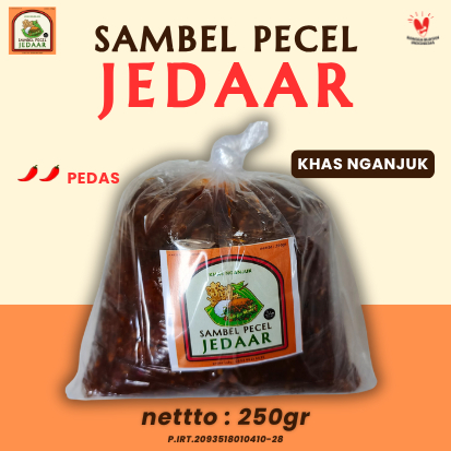 

Sambel Pecel Jedaar asli Nganjuk l Bumbu Pecel Jedaar asli Nganjuk l PEDAS - 250gr
