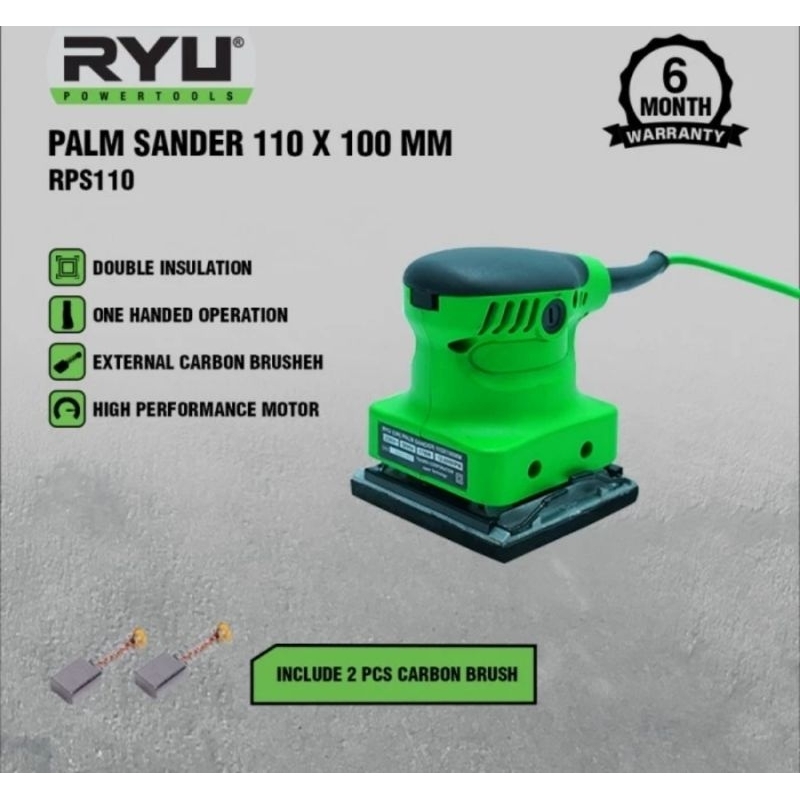 mesin amplas petak Ryu / mesin sander Ryu persegi RPS 110 / mesin amplas ryu