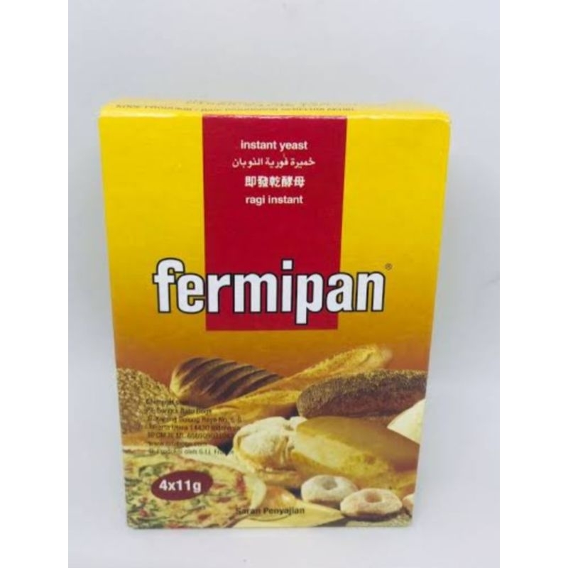 

ragi instan fermipan isi 4 @11 gram