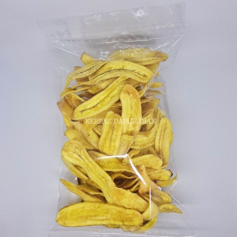 

Keripik Pisang Nangka Original gurih asin Berat 250 gram