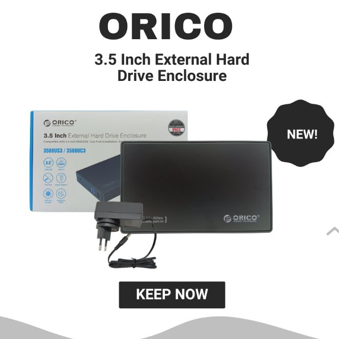 Orico 3.5Inch External Hard Drive Enclosure