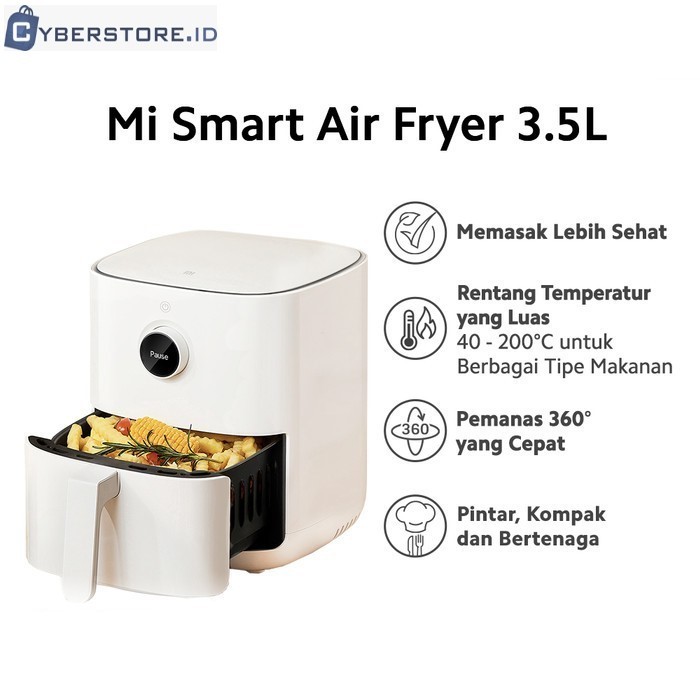 Air Fryer Xiaomi Mi Smart Air Fryer White Garansi Resmi
