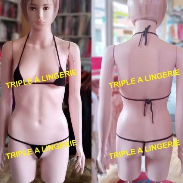 Sexy Lingerie Mini Bikini Set Bra Gstring Baju Sexy Wanita TA103BK