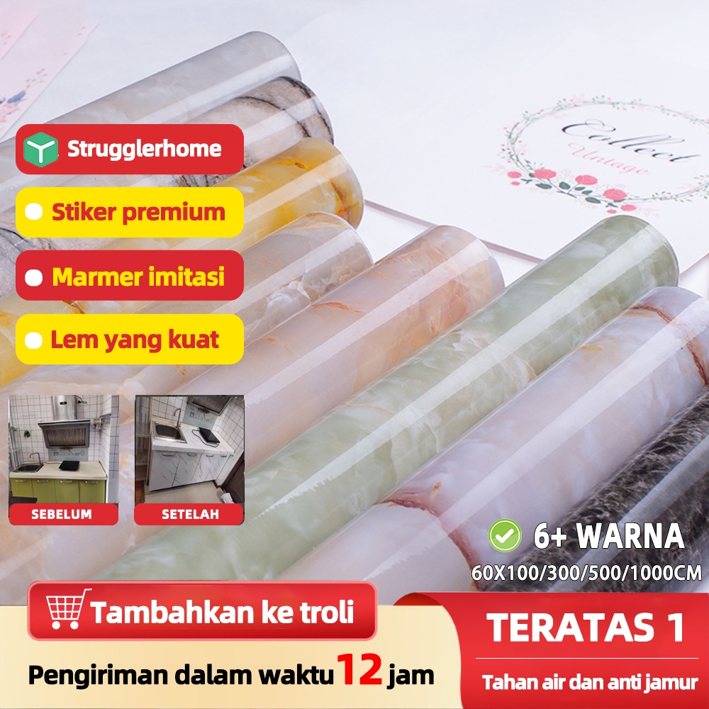 【strugglerhome】wallpaper marmer wallpaper tembok dapur wallpaper untuk dapur wallpaper dapur