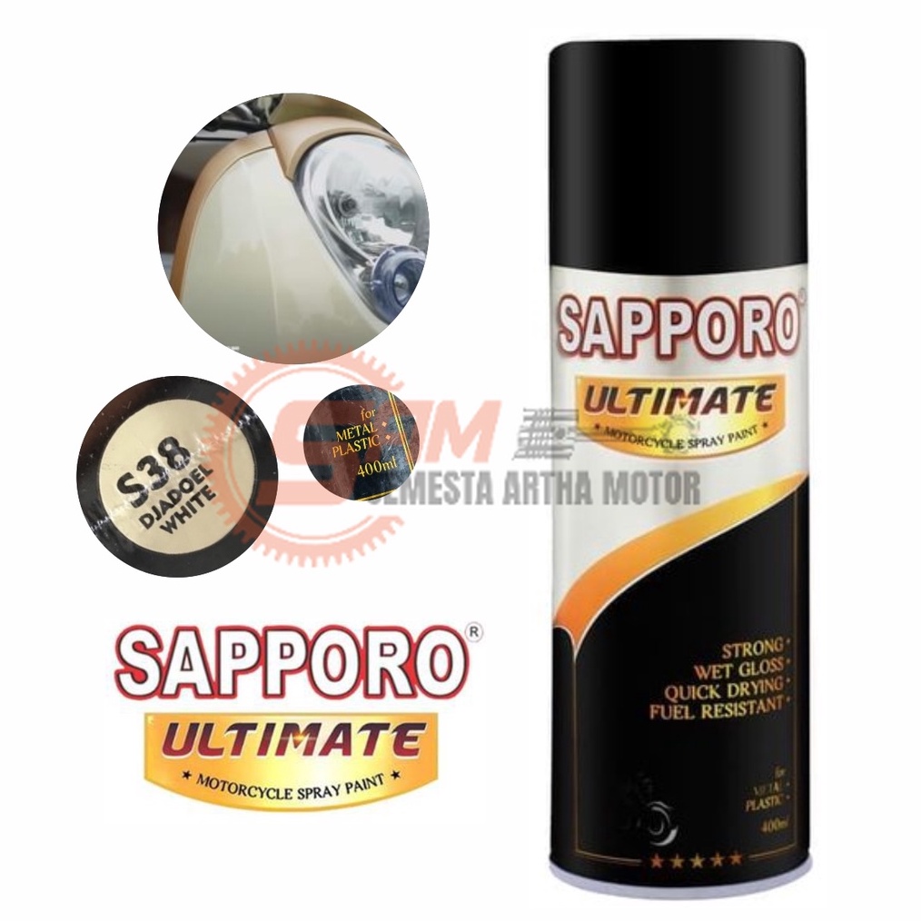 

KODE Y12B Pilox Sapporo Ultimate Djadoel White S38 Cat Semprot Putih Pilok Metal Plastik Aerosol Spray