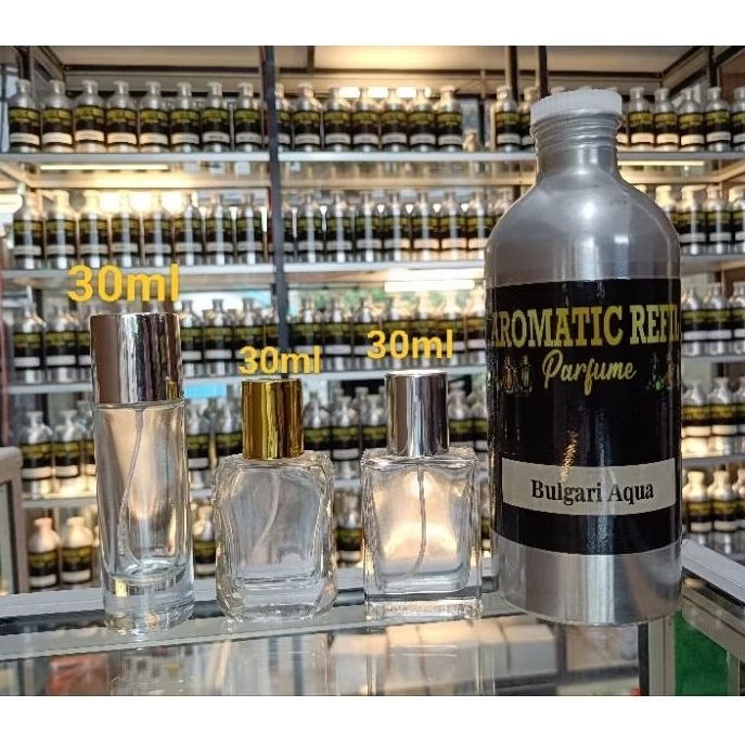 Bulgari Aqua - Parfum Refill Bibit Murni 30ml Berkualitas Pria dan Wanita Ketahanan 12 jam