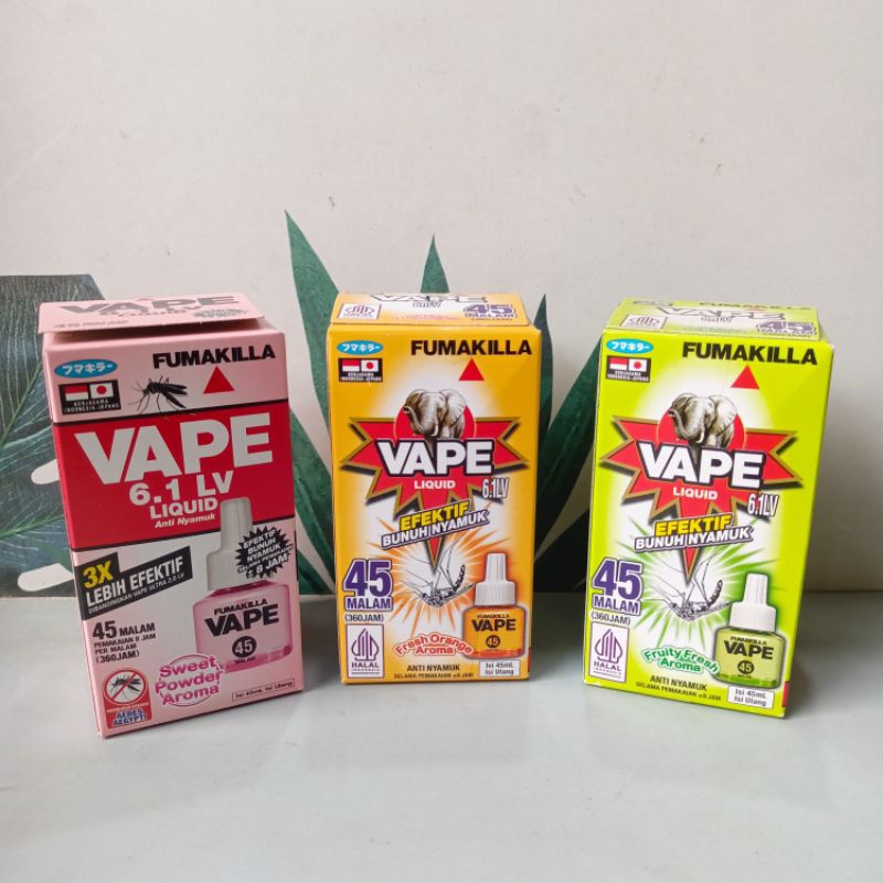 Obat nyamuk vape liquid 45 malam / vape liquid 45 malam / VAPE REFILL
