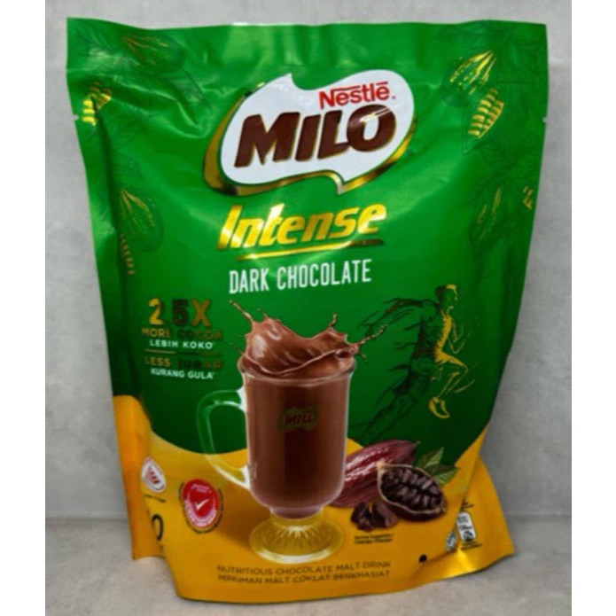 

MILO INTENSE DARK CHOCOLATE LESS SUGAR