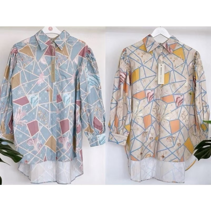 astera top jade buttonscarves x riamiranda size S Preloved