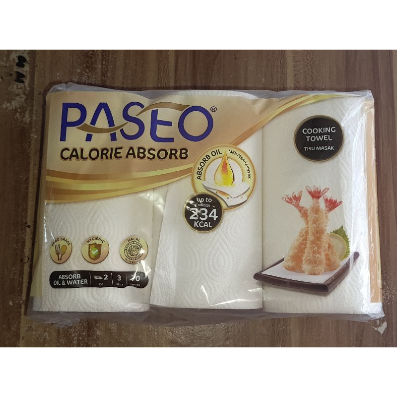 Tisu paseo Calorie/Tisue Paseo Dapur/Tisue Paseo Cooking Towel (isi 3 Roll)