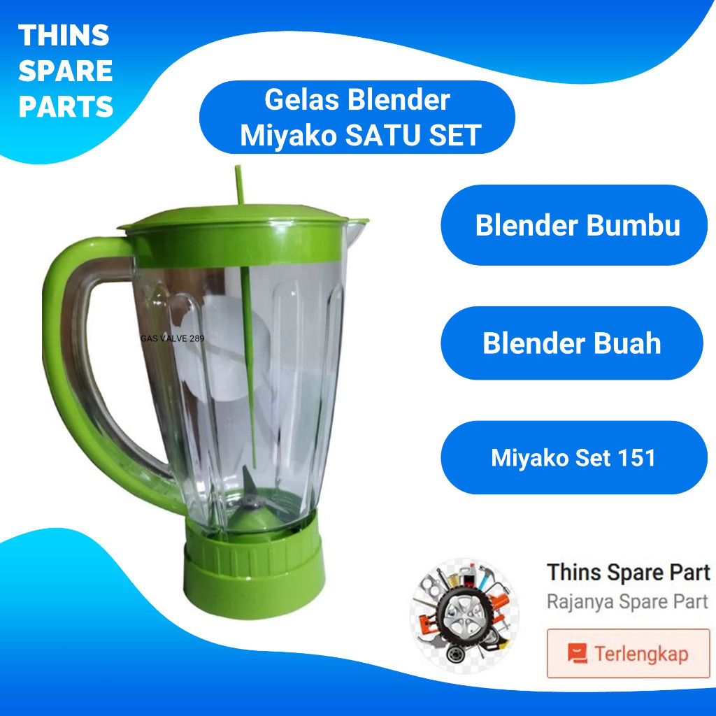 Gelas Blender Miyako Set 151 Blender Jus Blender Bumbu Blender Buah