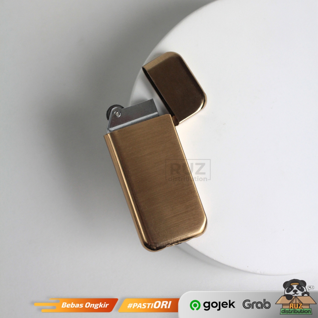 Korek Api Gas Mini Slim - Aluminium Butane Zippo