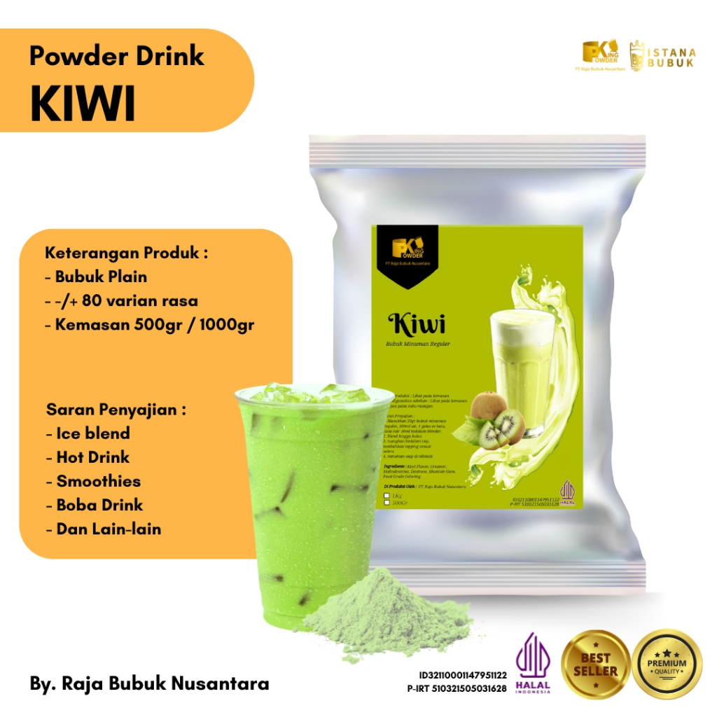 

Bubuk Minuman Kiwi Bubuk Minuman Rasa Buah Kiwi Bubuk Minuman Rasa Buah Kiwi 1 Kg