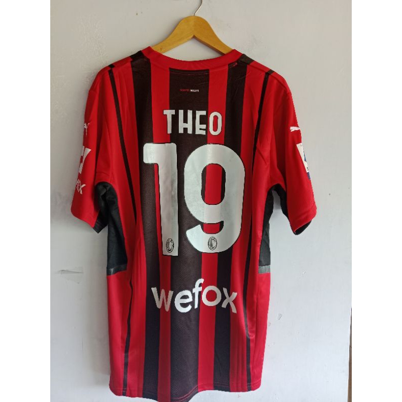 Jersey ac milan home 2021/2022 NNS Theo hernandez