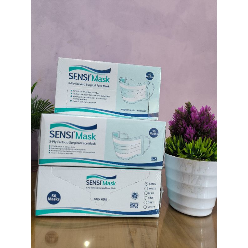 Masker Sensi Cantol / Masker Medis Sensi Cantol isi 50pcs