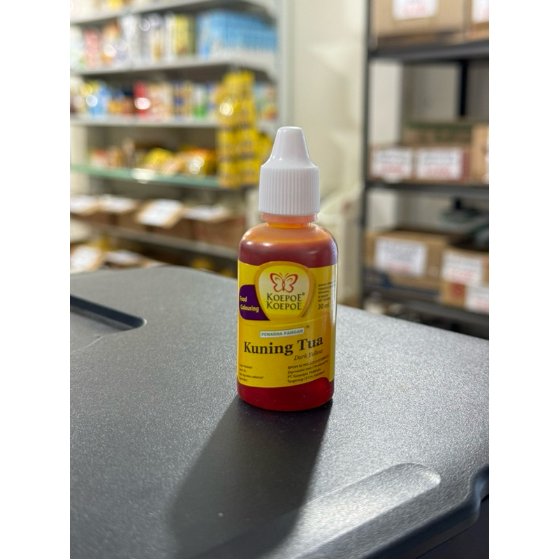 

Koepoe Koepoe pewarna makanan water base kuning tua 30ML