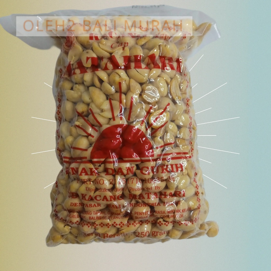 

Kacang Bali Cap Matahari 250gr - Oleh-oleh Khas Bali