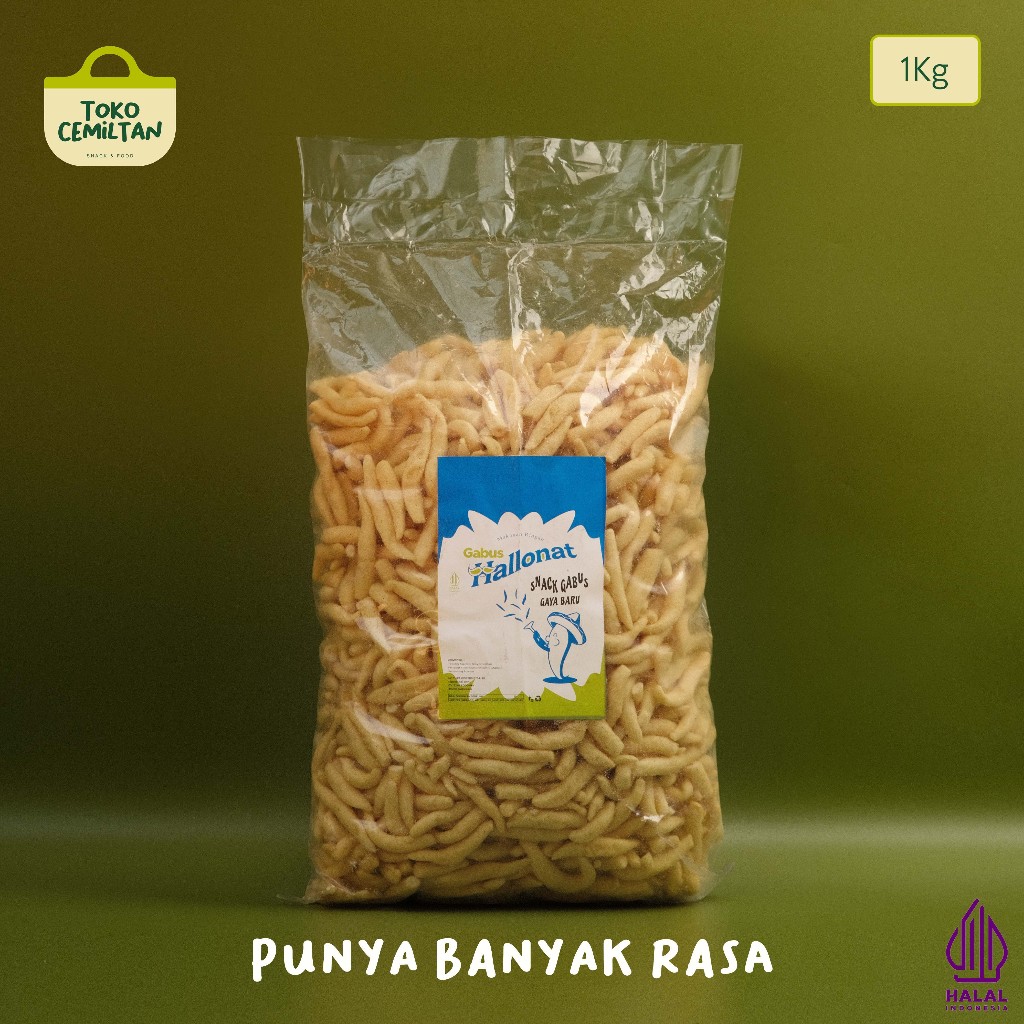 

Hallonat Telur Gabus Keju Original 1Kg Bidaran Makanan Ringan Snack Cemiltan