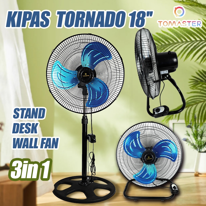 Tomaster kipas angin/Kipas angin besi JUMBO 18 inch /TORNADO FAN/kipas angin besar/kipas angin/kipas