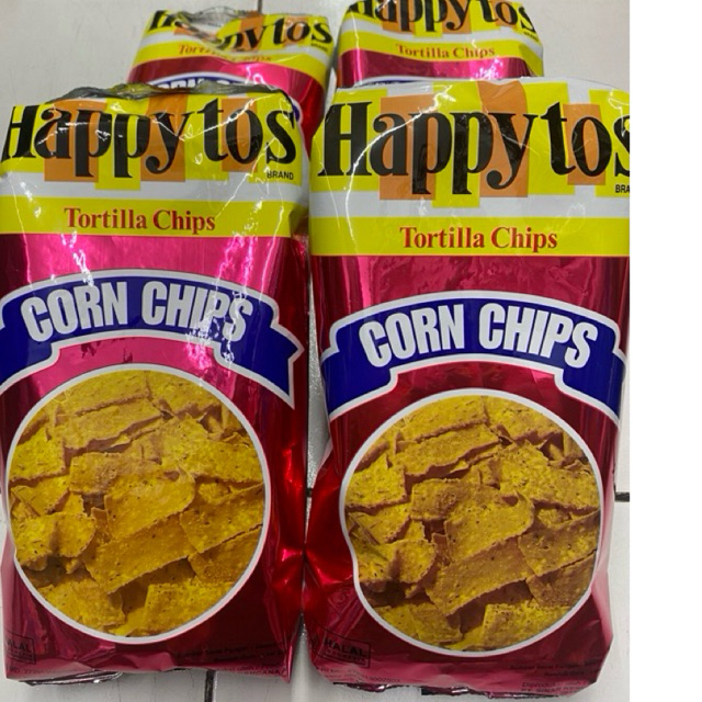 

Happy Tos Merah Besar Tortilla Chips/ Happy Tos Original x2