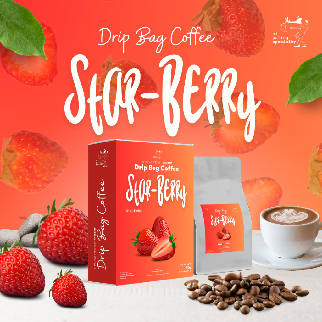 

Kopi Arabika StarBerry Drip Bag Coffee