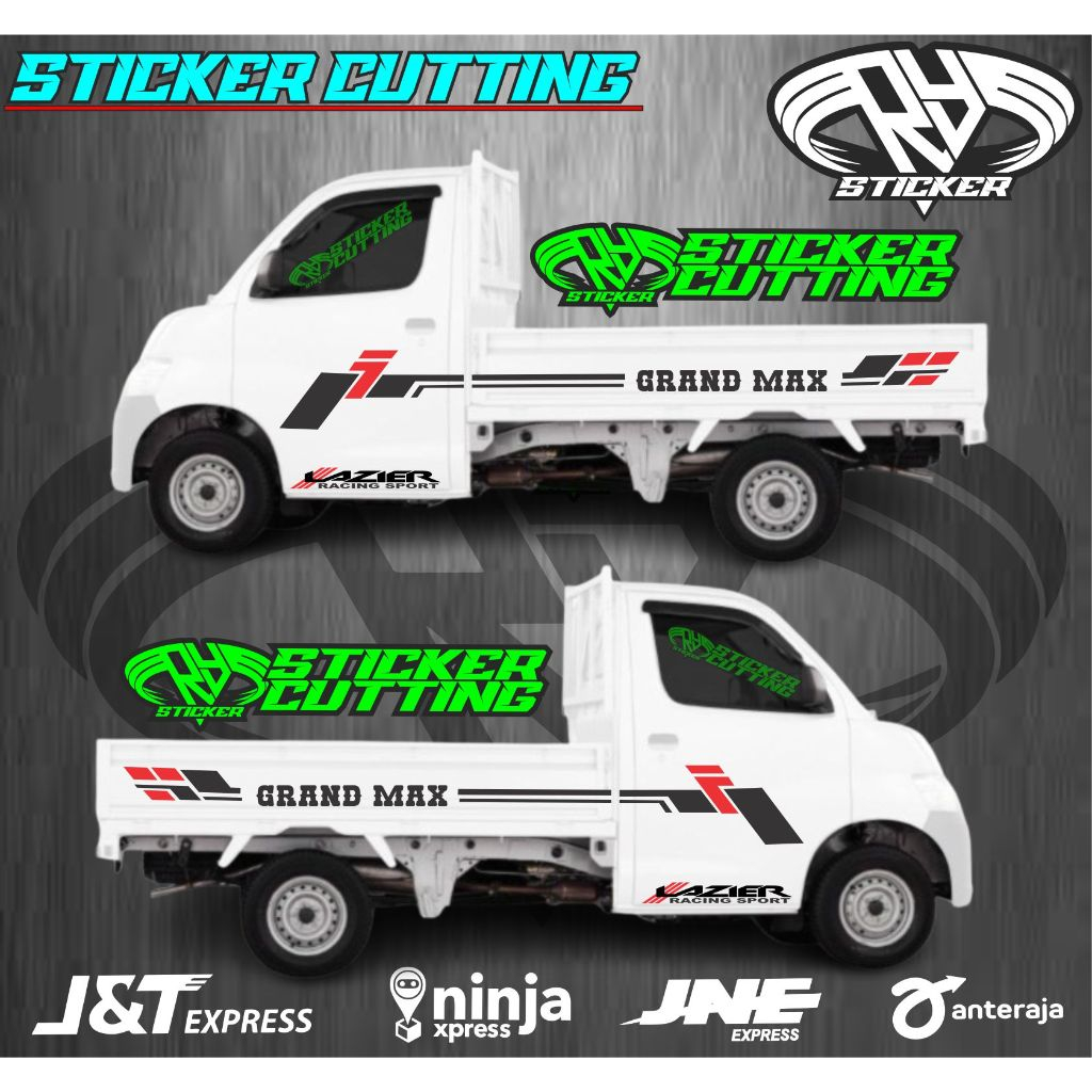 Stiker Cutting Mobil Pickup Grandmax Stiker Striping List Grandmax Stiker Variasi Bodi Samping Picku