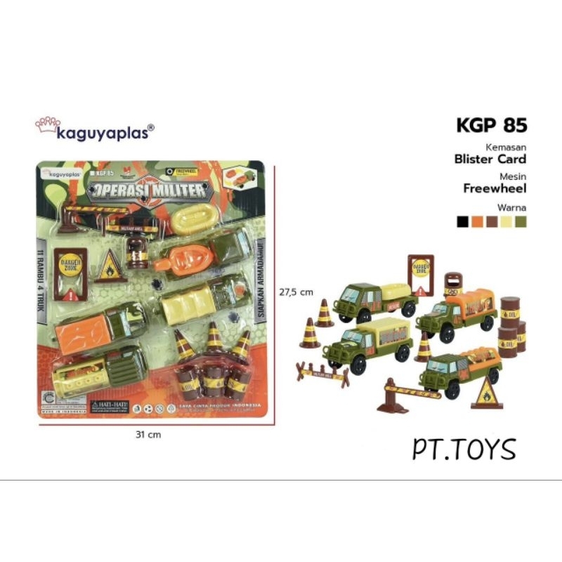 𝙋𝙏 𝙏𝙊𝙔𝙎 - Miniatur Truk Lengkap Militer / Operasi Militer / Armada Militer