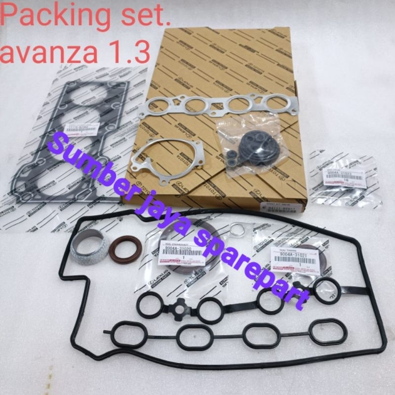 packing full set avanza 1.3 paking set avanza 1.3 original