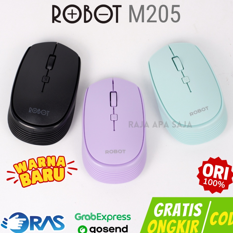 MOUSE ROBOT M25 WIRELESS  Mouse uetooth Tanpa Kabel Mous Komputer PC Laptop Mouse Leptop