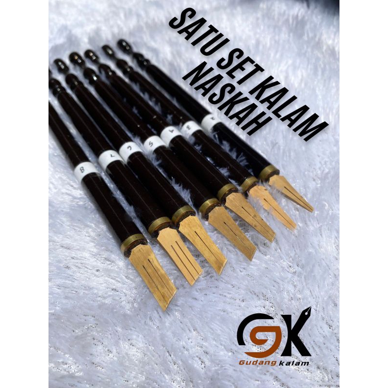 

SATU SET KALAM NASKAH KALIGRAFI,MATA KALAM(BAMBU)