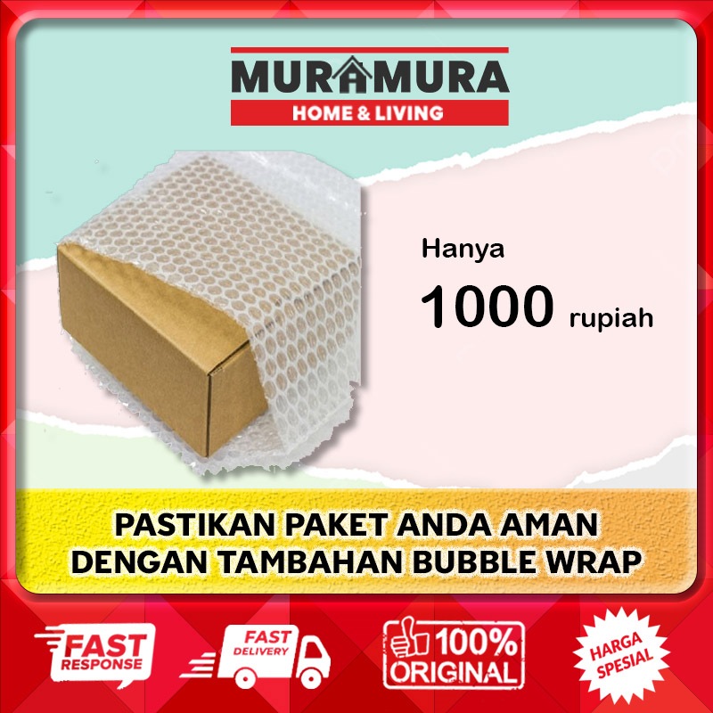 

BUBBLE WRAP - KEAMANAN EXTRA UNTUK PAKET ANDA