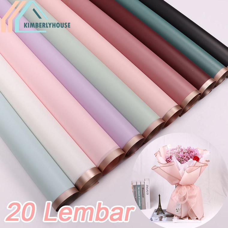 

Seller Resmi KERTAS BUNGA LIST GOLD GDM 1 PACK 2 PCS FLOWER WRAP PEMBUNGKUS BUNGA WATERPROOF