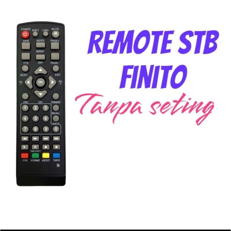 REMOTE STB FINITO STANDAR ORI TANPA SETTING