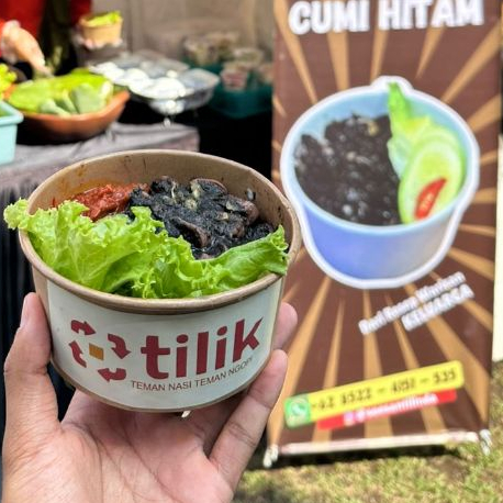 

Tilik - Cumi Hitam / Cumi Tinta Hitam Siap Saji Kemasan Vakum 150 gram Siap Makan