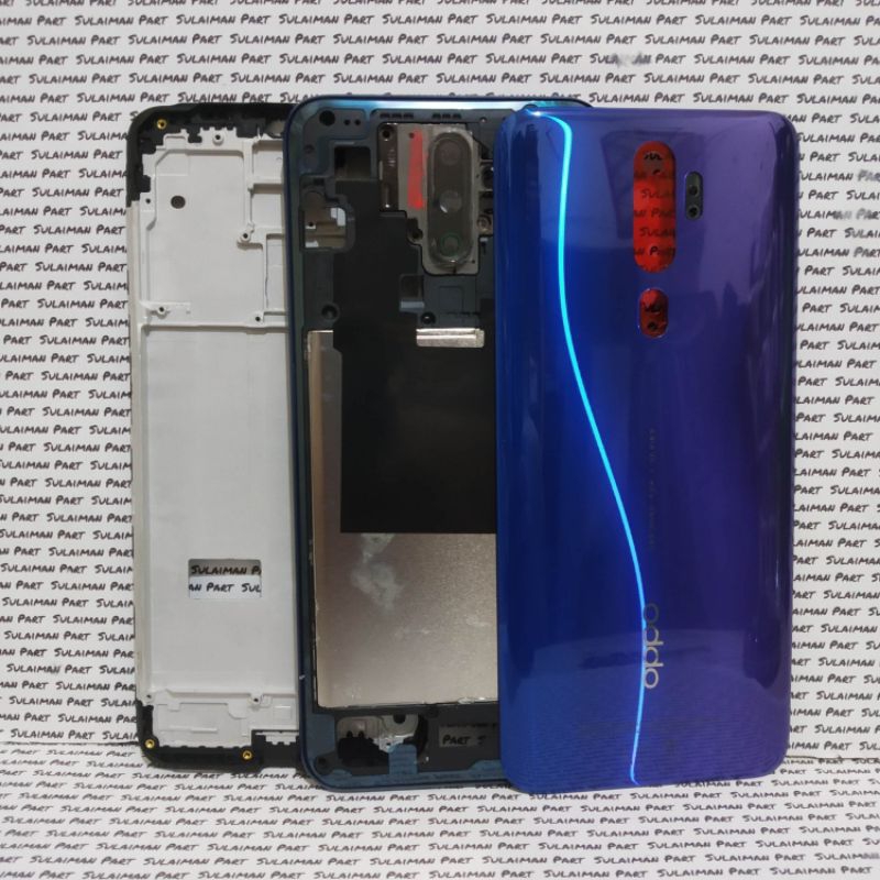 Casing Fullset Oppo A5 2020 - A9 2020 | Backdoor - Bazel - Frame Oppo A9 2020 - A5 2020 Original