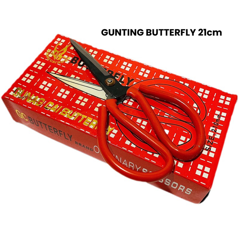 

Gunting Potong Kain BUTTERFLY 21cm Gunting Serbaguna
