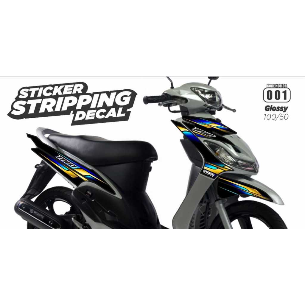 Decal Sticker Striping Variasi Yamaha MIo Sporty/Variasi MIo Sporty