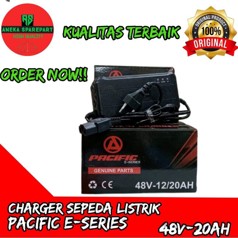 charger casan pacific e-series pengecas baterai sepeda listrik pacific