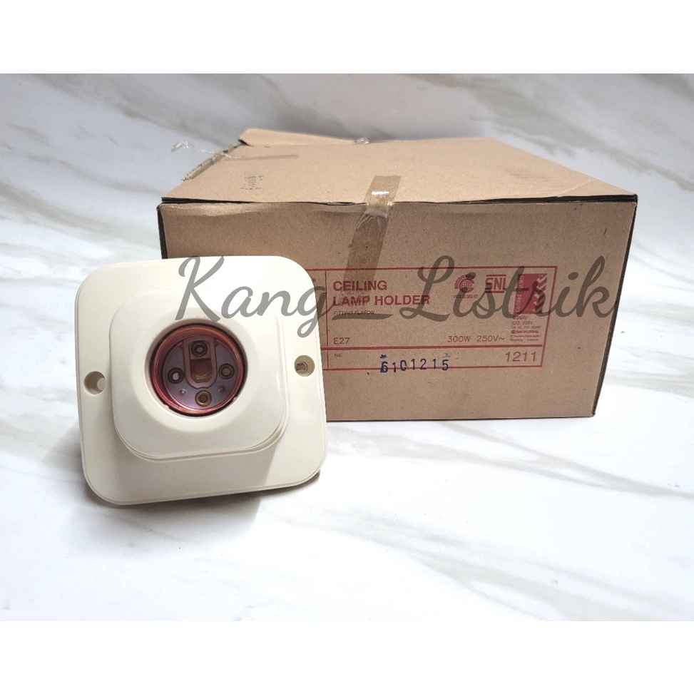 1211 FITTING PLAFON BROCO OVAL FITTING LAMPU OVAL BROCO 1211