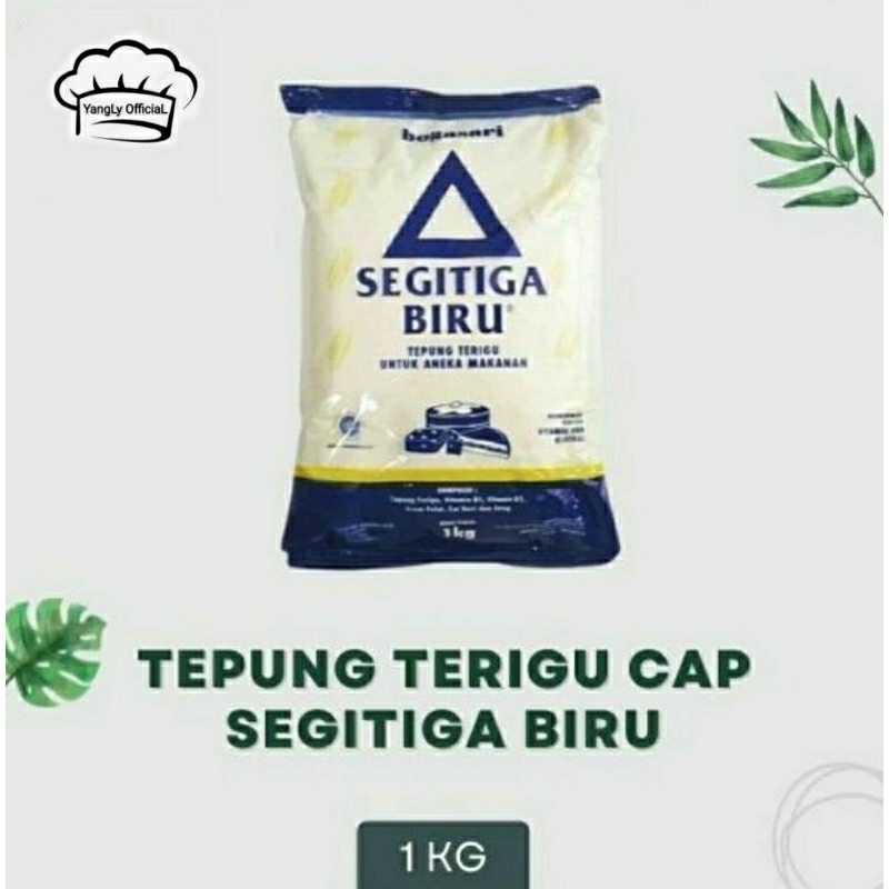 

Tepung Terigu SEGITIGA BIRU 1kg /Tepung Terigu Serbaguna / BEST SELLER