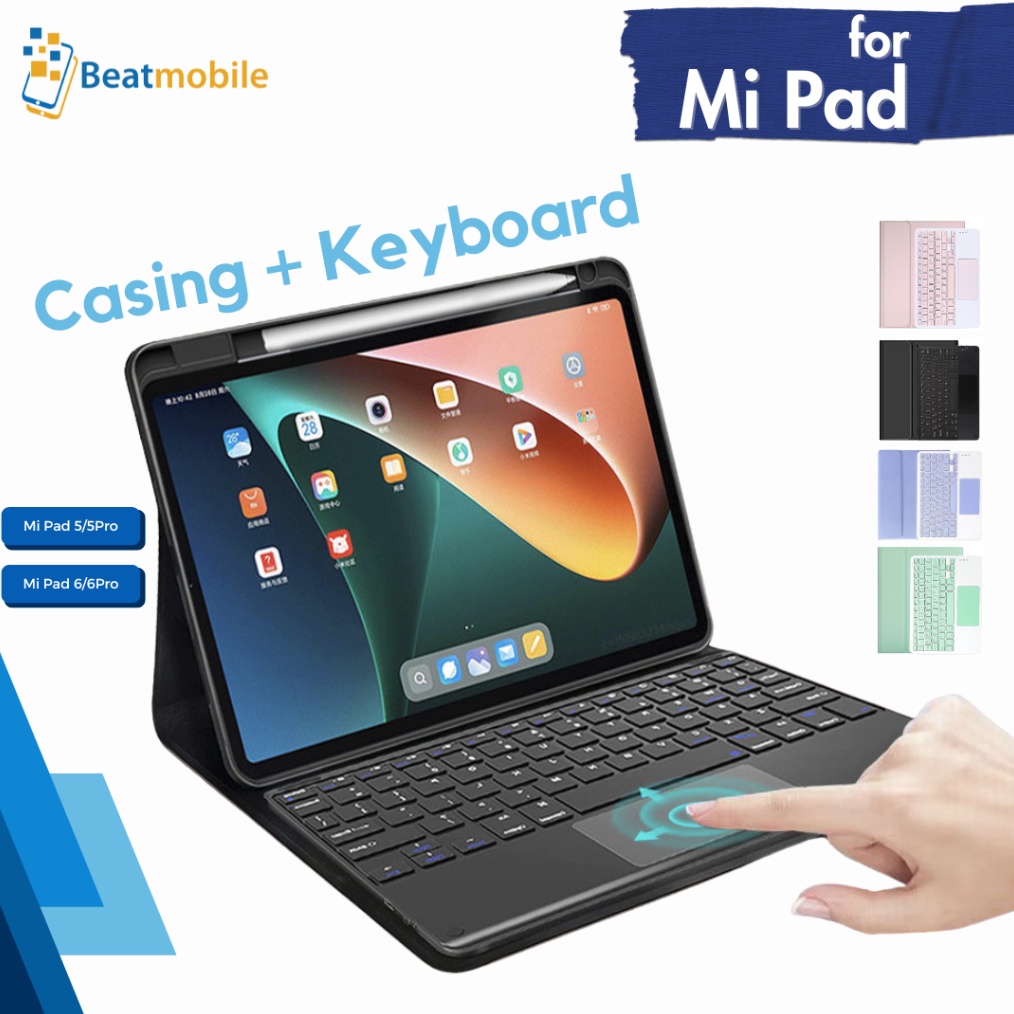 Smart Keyboard Case for Xiaomi Pad 56 Tab Xiaomi Pad 5 Pro 6 Pro Magnetic Wireless Keyboard