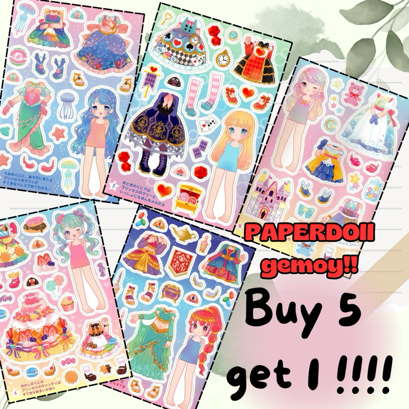 PAPER DOLL MAINAN KERTAS BP BPAN PAPERDOLL ORANG ORANGAN BP MAINAN KERTAS ANAK