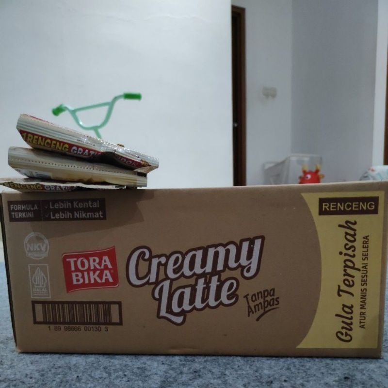 

Kopi Torabika Creamy Latte kopi Tanpa Ampas dengan Gula Terpisah