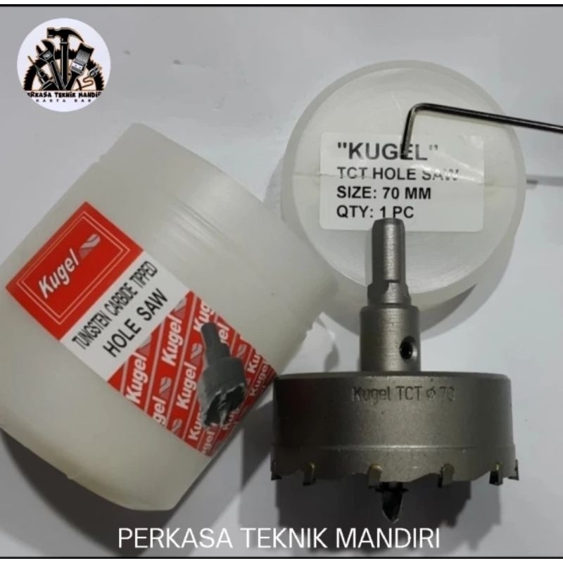 KUGEL HOLE SAW TCT 70MM MATA BOR STENLESS / ORIGINAL