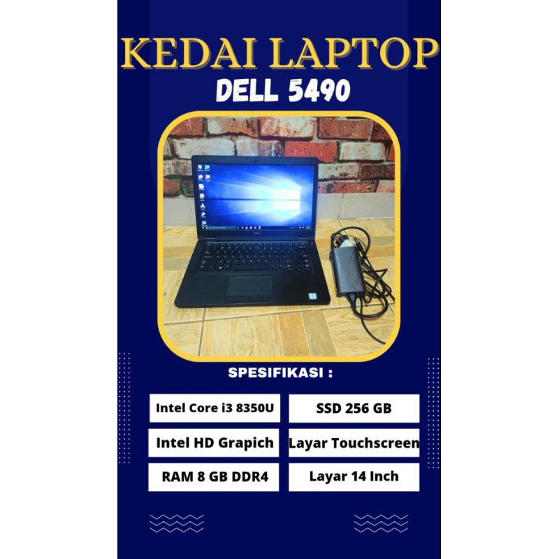 DELL LATITUDE 5490 l Intel Core i5 Gen 8 | Intel UHD Grapich | 8 GB | SSD 256 GB