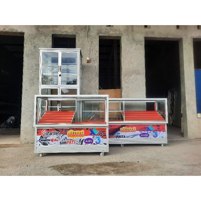 ETALASE KONTER | ETALASE KONTER ALUMINIUM | KONTER | ALUMINIUM HARGA MURAH | ETALASE CONTER | ETALAS