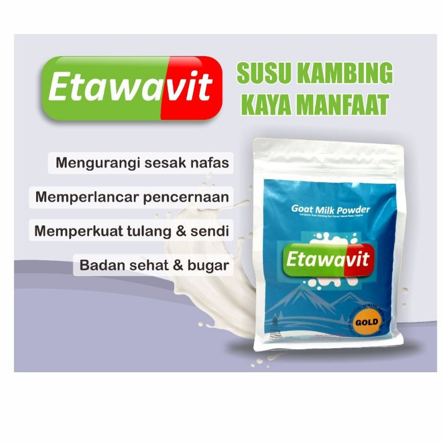 

ETAWAVIT susu kambing etawa bubuk Murah 500 gram kandungan susu 60%