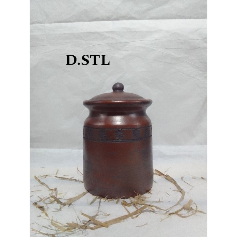 Toples D.16cm Gerabah Lodong Snack Tanah Liat